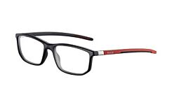 CARVER 01 Black Matte - Red Black 0312 58-18 135